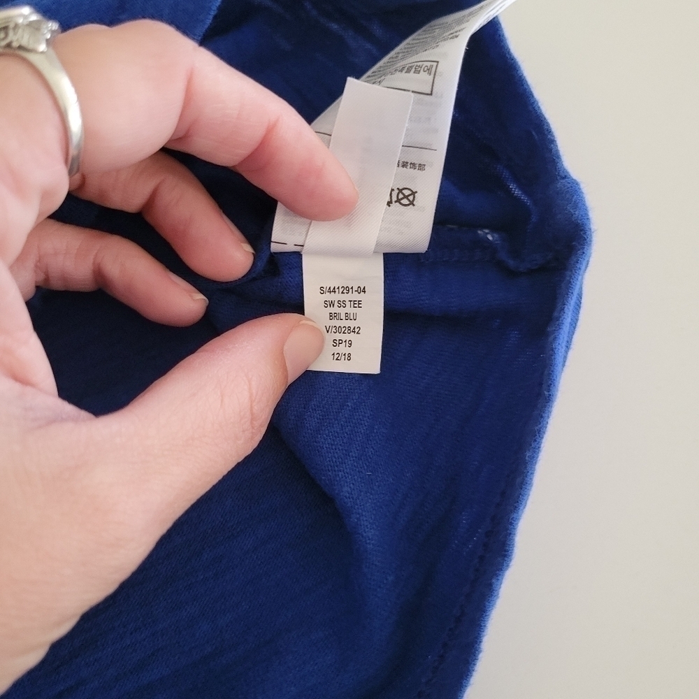 Gap Star Wars Blue Short-Sleeve Tee T-Shirt Size Boys Small X-wing 100% Cotton - Picture 5 of 7